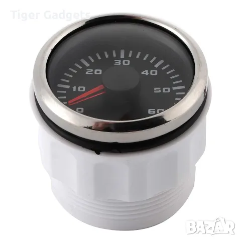 Електронен оборотомер 52 мм 6000 RPM с LCD дисплей, IP67 за автомобил, лодка и мотоциклет, снимка 5 - Аксесоари и консумативи - 55395273
