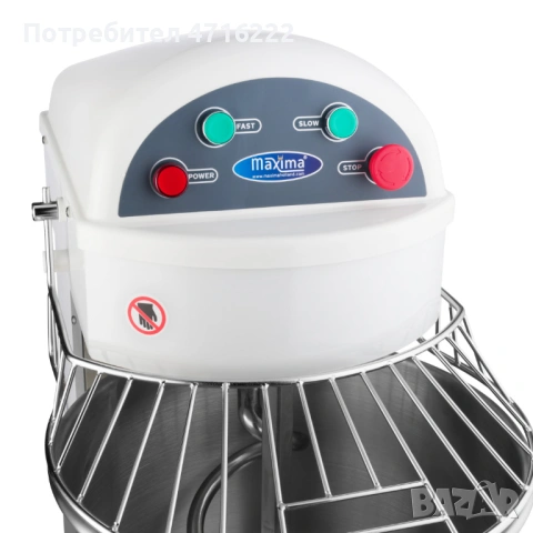 Професионална тестомесачка – 30 литра, 1,5 kW, с две скорости и капацитет до 18 кг тесто, снимка 4 - Обзавеждане на кухня - 54119933