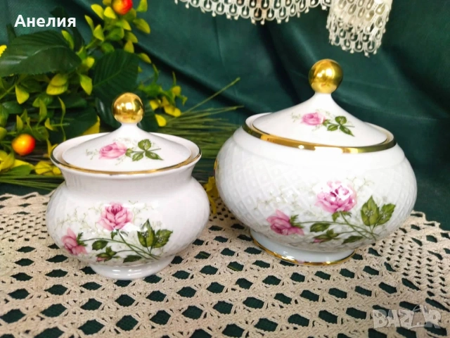 Seltmann Bavaria рози много неща , снимка 9 - Чаши - 54572900