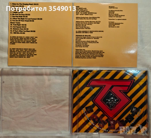 CD / ЦД компакт дискoве - ACCEPT / Twisted Sister , снимка 3 - CD дискове - 54750419
