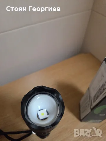 Aкумулаторен тактически LED фенер модел "01" (Super Bright LED Flashlight)., снимка 3 - Прожектори - 55618903