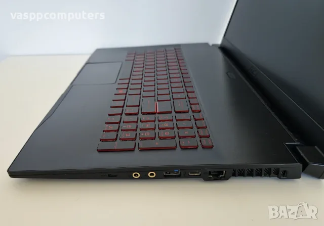 MSI GF75 Thin 9SC / 17.3" / i7-9750H / GTX 1650 / 16GB RAM / 512GB SSD + 500GB HDD, снимка 5 - Лаптопи за игри - 55645034