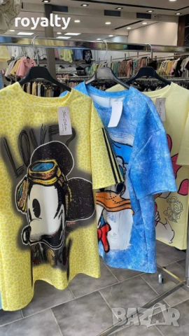 Овърсайз Памучни Тениски Различни Цветове , снимка 3 - Тениски - 54150831