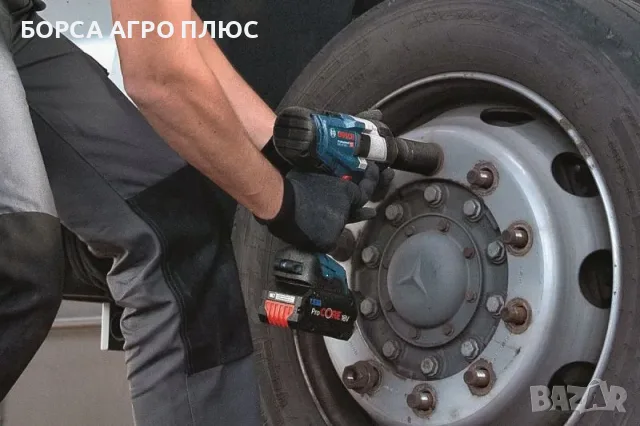 Bosch GDS 18V-1000 1000Nm 2x5.0Ah Ударен гайковерт Professional L-BOXX Нов, снимка 2 - Винтоверти - 55578827
