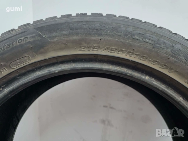 2бр зимни гуми 215/55/18 HANKOOK L05812 , снимка 4 - Гуми и джанти - 54708667