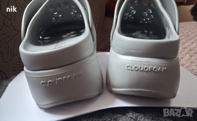 Дамски крокс Adidas ADILETTE CLOG PLATFORM. , снимка 4 - Маратонки - 54727102
