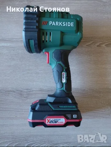 Акумулаторен лед фенер Parkside с зарядно и батерия, снимка 3 - Други инструменти - 55348421