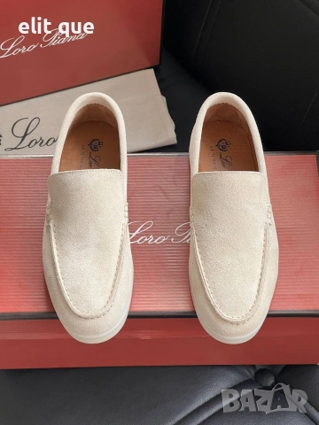 мокасини от естествен велур loro piana , снимка 4 - Дамски елегантни обувки - 55229594