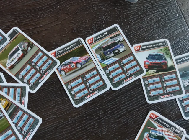 Колекционерски карти TOP ASS - Motorsport, снимка 5 - Карти за игра - 55660356
