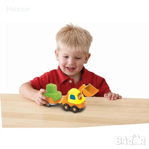 VTech Baby Tut Tut Speedster багер с ремарке, снимка 2 - Коли, камиони, мотори, писти - 55350080
