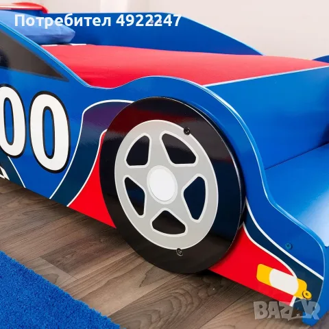 Детско легло  кола , снимка 4 - Мебели за детската стая - 55702549