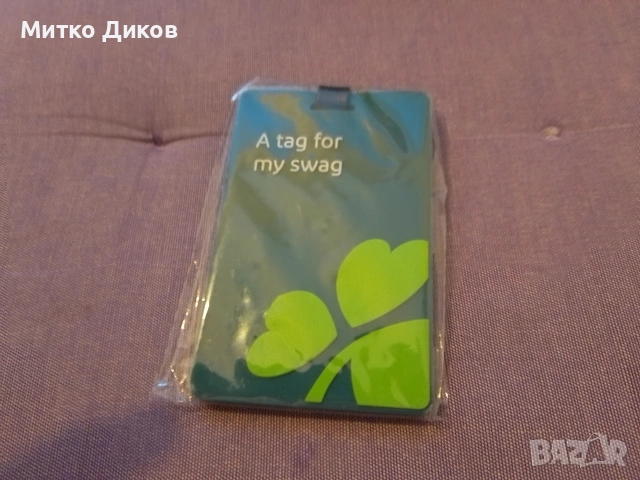 Aer Lingus нов багажен етикет е зелен детелина