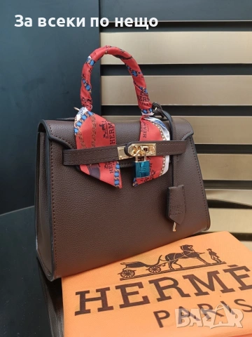 Hermes Дамска Чанта - Различни Цветове Код A1554, снимка 9 - Чанти - 55159226
