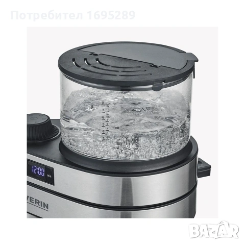 Капкова кафемашина KA 5763 CAPRICE, сребриста, Severin, снимка 7 - Кафемашини - 55010105