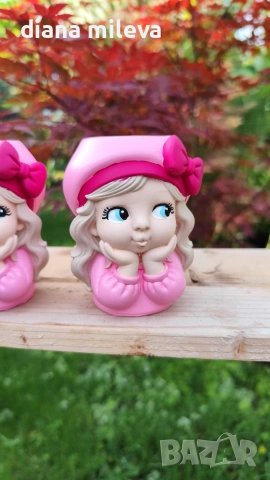 Малки сладки кукли кашпи!!, снимка 3 - Декорация за дома - 54981149
