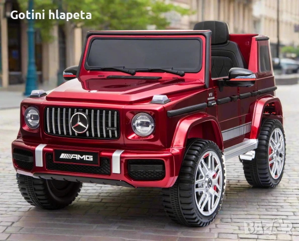 Акумулаторен джип Mercedes G 63 AMG 4X4 Premium 12V/9Ah,120W, снимка 8 - Детски велосипеди, триколки и коли - 54995915