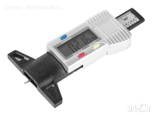 Дигитален дълбокомер за гуми Carmotion 0-25.4 мм