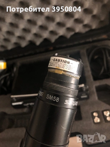 Shure SM58 Безжичен микрофон със приемник ЗА ЧАСТИ ИЛИ РЕМОНТ, снимка 6 - Микрофони - 54817397