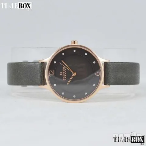 Skagen Anita Gray Leather SKW2267, снимка 3 - Дамски - 55351049