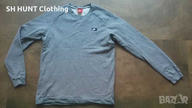 NIKE Modern French Terry Crew Размер M мъжка блуза 7-69, снимка 2 - Блузи - 55421286