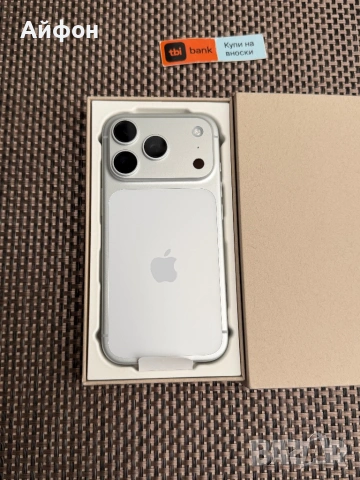 НОВ! *ЛИЗИНГ* iPhone 17 Pro 256Gb Silver ГАРАНЦИЯ, снимка 3 - Apple iPhone - 54517761