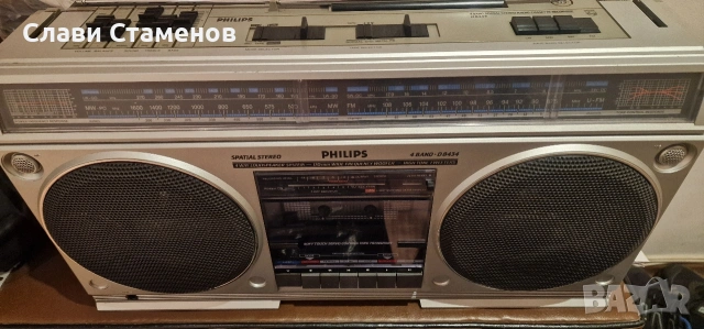 Радиокасетофон PHILIPS D8434, снимка 4 - Радиокасетофони, транзистори - 54724714