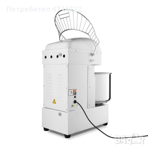 Професионална тестомесачка – 30 литра, 1,5 kW, с две скорости и капацитет до 18 кг тесто, снимка 3 - Обзавеждане на кухня - 54119933