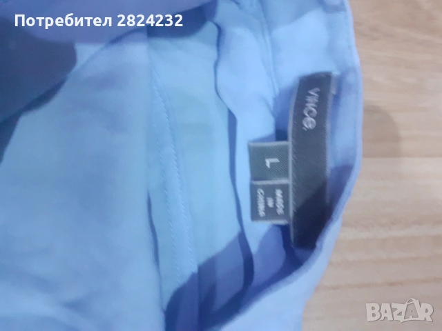 Копринена риза на VINCE , снимка 4 - Ризи - 54333461