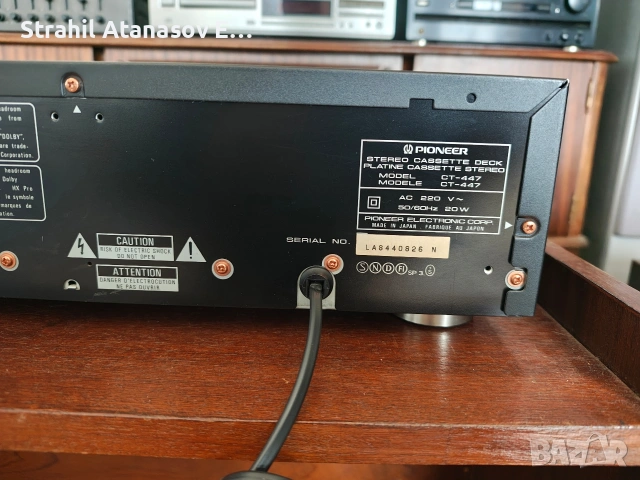 Pioneer CT-447 Двуглав Стерео Дек, снимка 11 - Декове - 54108614