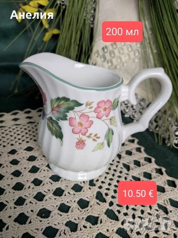 Англия Victorian Rose", снимка 4 - Чинии - 54576684