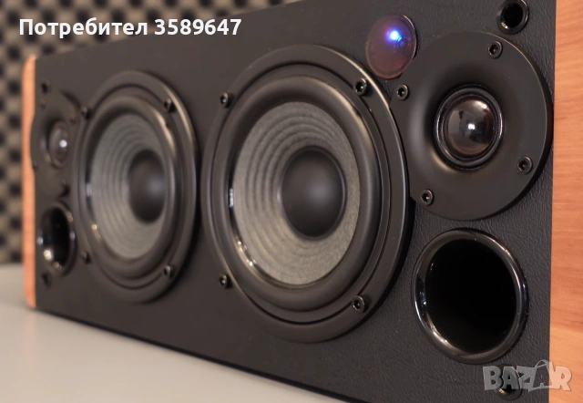 Тонколонa Edifier D12-BR, 70W RMS, Bluetooth, RCA, AUX, Line-Out, Brown, снимка 3 - Тонколони - 55284007