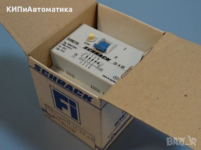 дефектнотокова защита SCHRACK 25-4-01 BX002110 current circuit breaker 25A 0.1A, снимка 8 - Резервни части за машини - 54344489