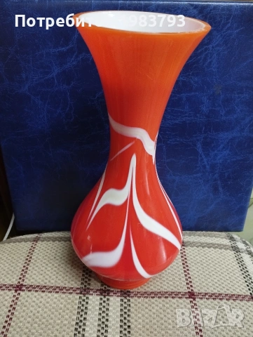 Ваза муранско стъкло на Carlo Muretti , снимка 2 - Вази - 54120788