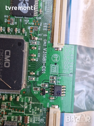T-CON V315B1-C01 ,for 32inc DISPLAY V315B1-L01 Rev C2 , SAMSUNG модел LE27S71B, снимка 2 - Части и Платки - 54801517