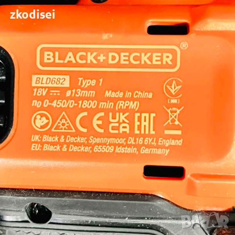 Акумулаторен винтоверт Black and Decker BLD682, снимка 2 - Винтоверти - 55112075