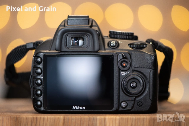 Nikon фотоапарат + два обектива и аксесоари Никон