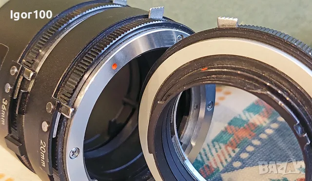 МАКРО ПРЪСТЕНИ - за MINOLTA MD mount, снимка 4 - Чанти, стативи, аксесоари - 55363050