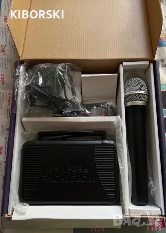 Чисто нов безжичен микрофон HED Audio WMS-15HT UHF (пълен комплект), снимка 3 - Микрофони - 55397714