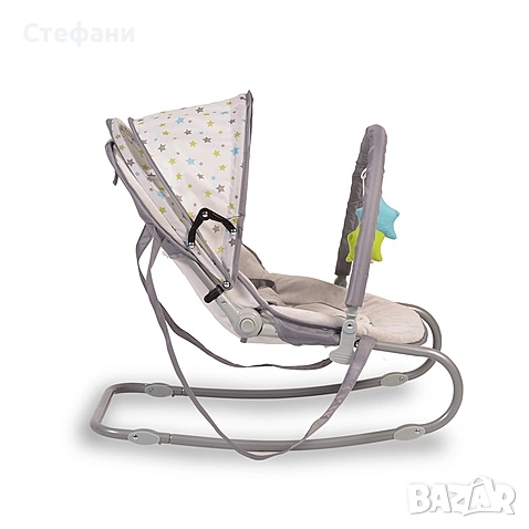 Детски шезлонг Lulu сив Moni, снимка 2 - Детски шезлонги - 55092228