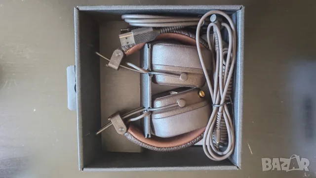Слушалки Marshall Major IV кафяви, снимка 5 - Слушалки и портативни колонки - 55459433