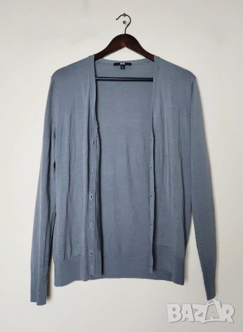 Жилетка пуловер Uniqlo каки, снимка 6 - Блузи с дълъг ръкав и пуловери - 54136865