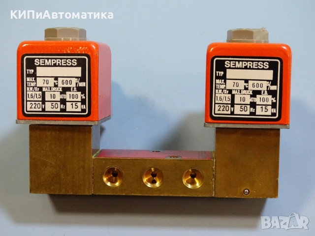 пневматичен вентил SEMPRESS VC 114 Pneumatic Valve 10Bar 220VAC, снимка 5 - Резервни части за машини - 54412218