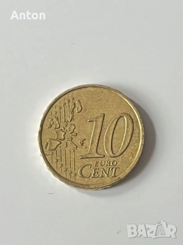 монета 10 cent Франция 1999 г., снимка 2 - Нумизматика и бонистика - 54027156