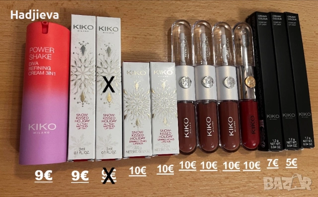 Kiko, кико червила лимитирана серия