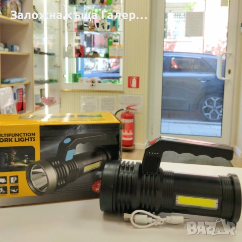 Акумулаторен мултифункционален LED фенер Work Lights – нов, снимка 3 - Къмпинг осветление - 55226119