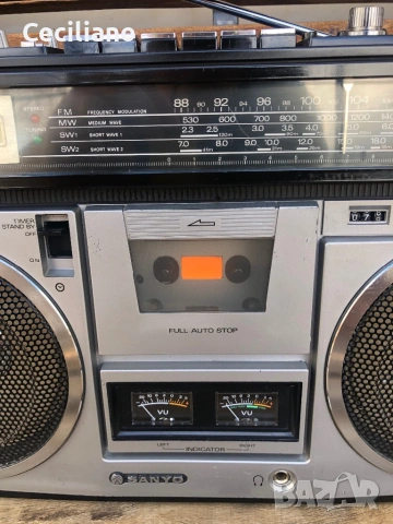 SANYO M9990K-(Japan)-работещ радиокасетофон., снимка 3 - Радиокасетофони, транзистори - 54081736
