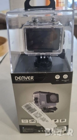 Екшън камера Denver Electronics ACK-8062W 2" 4K Wifi черена, снимка 3 - Друга електроника - 54373572