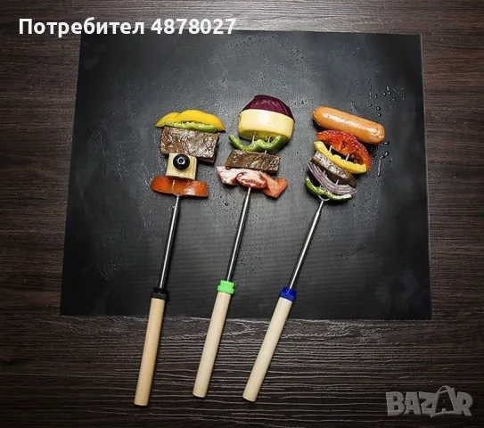 Незалепващи тефлонови подложки за барбекю от фибростъкло 5 броя, снимка 13 - Други - 55467825