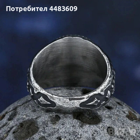 Винтидж пръстен " Черепи " , снимка 4 - Пръстени - 54766595