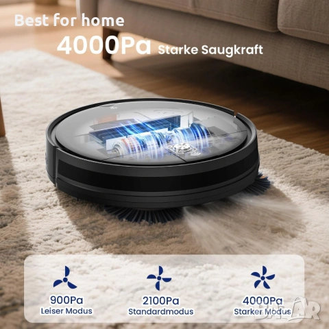 Роботизирана прахосмукачка VersLife L6, управление чрез приложение Alexa, снимка 2 - Прахосмукачки - 54376997